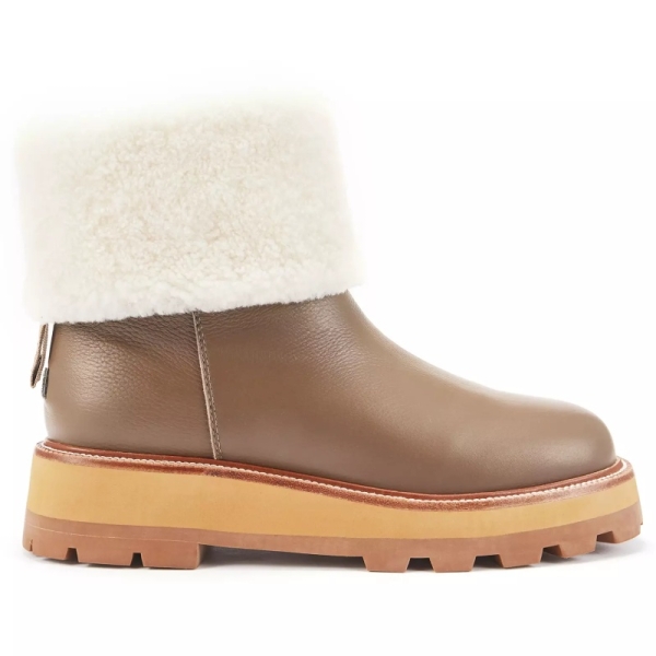 Botki damskie AUSTRALIA LUXE TRINITY CLAY śniegowce czekoladowe