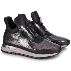 Sneakersy damskie Bombonella 10T 218.724 S.A - 147-2 T 68VZNSYH srebrne
