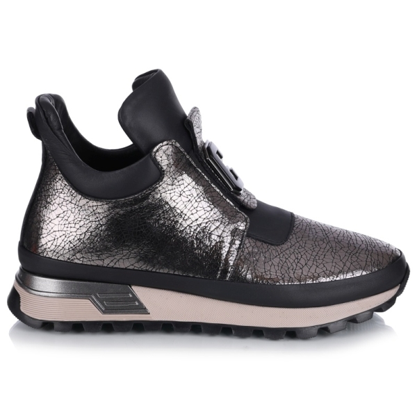 Sneakersy damskie Bombonella 10T 218.724 S.A - 147-2 T 68VZNSYH srebrne