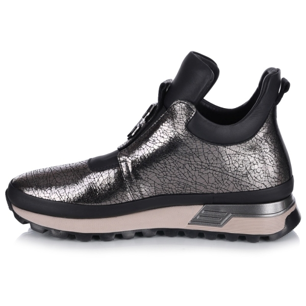 Sneakersy damskie Bombonella 10T 218.724 S.A - 147-2 T 68VZNSYH srebrne