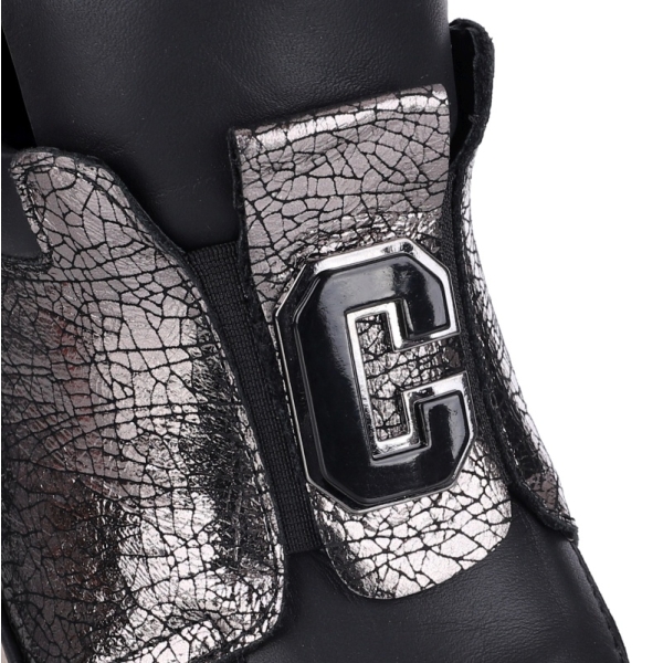 Sneakersy damskie Bombonella 10T 218.724 S.A - 147-2 T 68VZNSYH srebrne