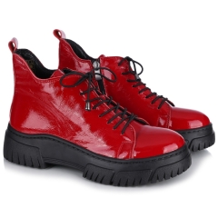 Botki damskie Bombonella 10T 458.2490 S.A - 50 T SYH czerwone