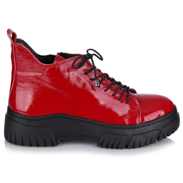 Botki damskie Bombonella 10T 458.2490 S.A - 50 T SYH czerwone