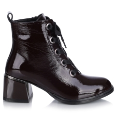 Botki damskie Bombonella 10T 680.215 S.A - 03 T SYHCLK bordowe
