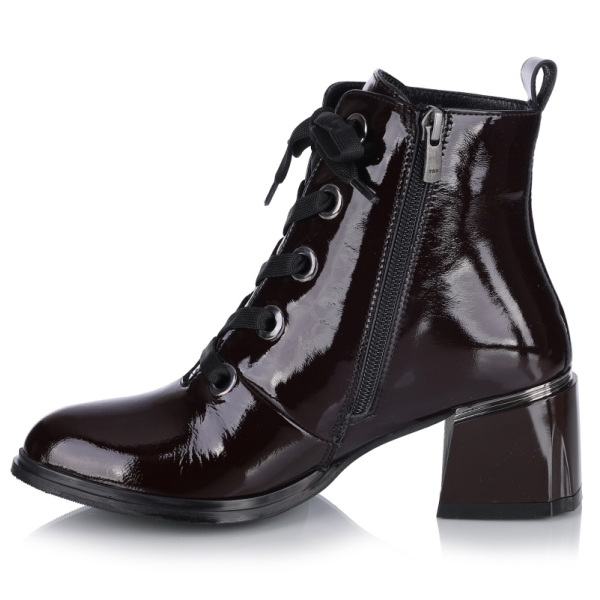 Botki damskie Bombonella 10T 680.215 S.A - 03 T SYHCLK bordowe
