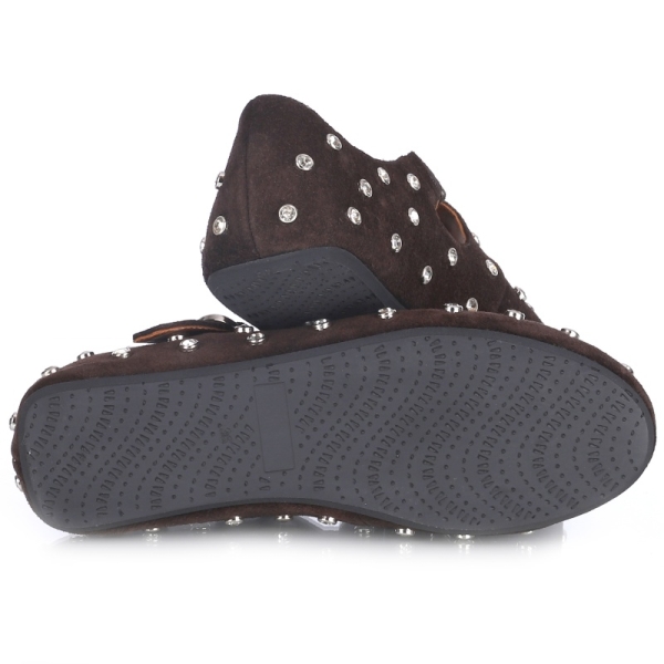 Półbuty damskie Bombonella 3T 24-42 BROWN SUEDE