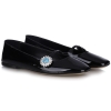 Baleriny damskie Bombonella 3T 6084-20 BLACK PATENT LEATHER