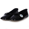 Baleriny damskie Bombonella 3T 6084-20 BLACK PATENT LEATHER