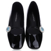 Baleriny damskie Bombonella 3T 6084-20 BLACK PATENT LEATHER