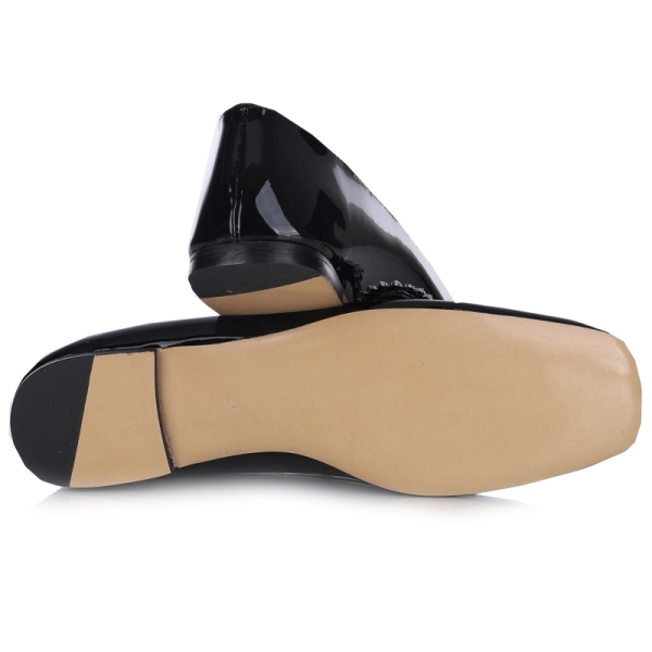 Baleriny damskie Bombonella 3T 6084-20 BLACK PATENT LEATHER