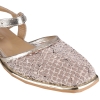 Sandały damskie Bombonella 5T-LX-2042 BEIGE skórzane złote