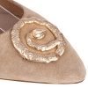 Sandały damskie Bombonella 6T-716041 SAND BEIGE SUEDE beżowe