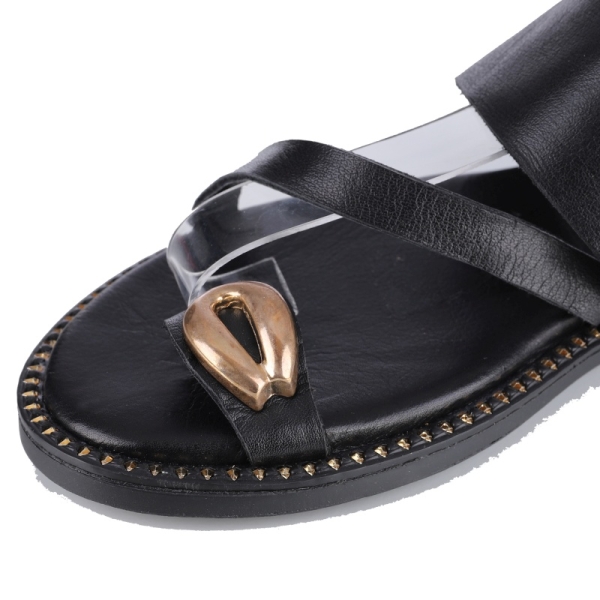 Klapki damskie Bombonella 6T-951V ALL BLACK czarne