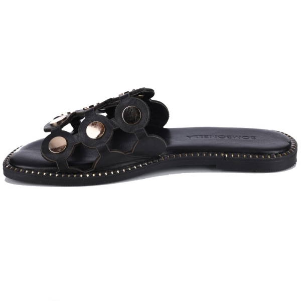 Klapki damskie Bombonella 6T-TML 83V ALL BLACK czarne