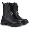 Botki damskie Bombonella 8T G182 2165 SYH FLTR czarne