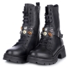 Botki damskie Bombonella 8T G182 2165 SYH FLTR czarne