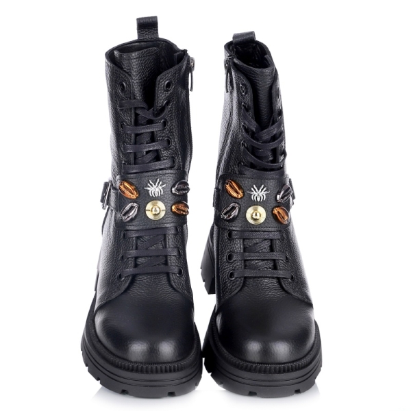 Botki damskie Bombonella 8T G182 2165 SYH FLTR czarne