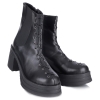 Botki damskie Bombonella 8T G194 25K-1454 SYH DERI czarne