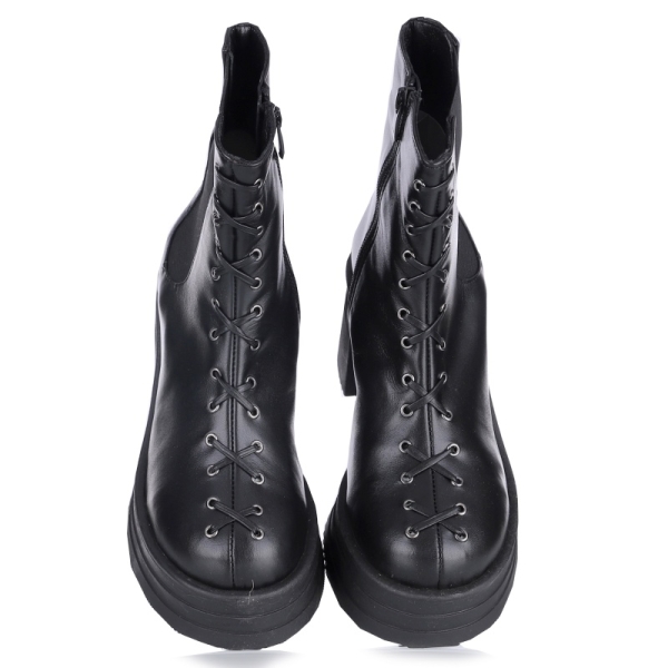 Botki damskie Bombonella 8T G194 25K-1454 SYH DERI czarne