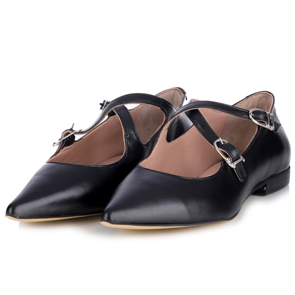 Baleriny damskie Bombonella 8T G489 4033 20 czarne