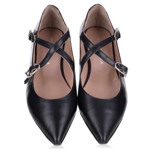 Baleriny damskie Bombonella 8T G489 4033 20 czarne