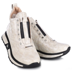 Sneakersy damskie Bombonella 8T P015 408 106 ecru