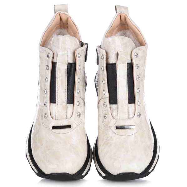 Sneakersy damskie Bombonella 8T P015 408 106 ecru