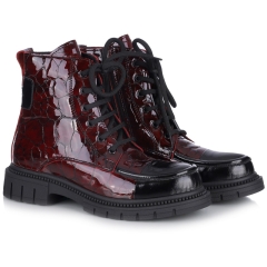 Botki damskie Bombonella 8T P127 2450 T28 67 bordowe