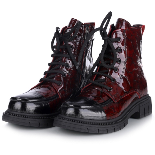 Botki damskie Bombonella 8T P127 2450 T28 67 bordowe