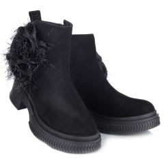 Botki damskie Bombonella 8T P323 24-231 010 czarne