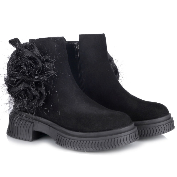 Botki damskie Bombonella 8T P323 24-231 010 czarne