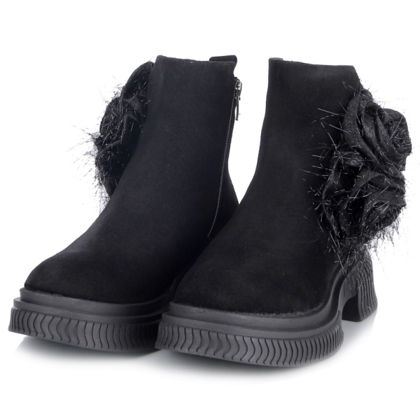 Botki damskie Bombonella 8T P323 24-231 010 czarne
