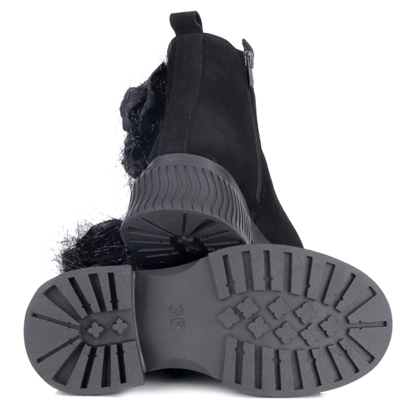 Botki damskie Bombonella 8T P323 24-231 010 czarne