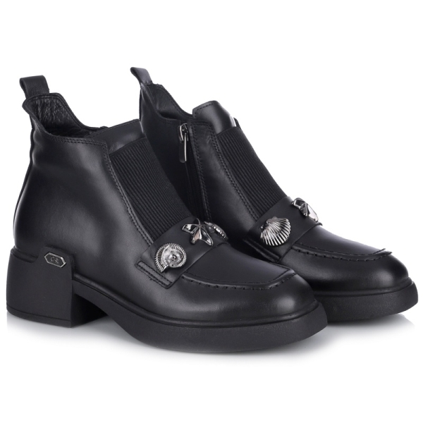 Botki damskie Bombonella 8T P593 2116 T10 02 czarne