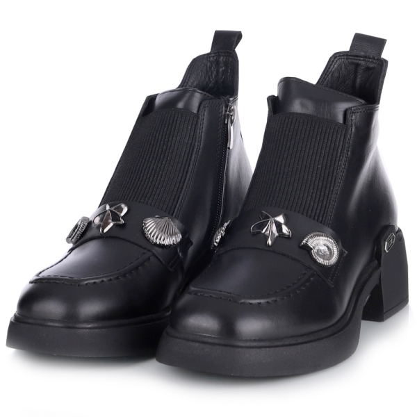 Botki damskie Bombonella 8T P593 2116 T10 02 czarne