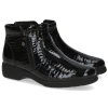 Botki damskie Caprice 9-25460-45 014 BLACK CROCO