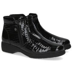 Botki damskie Caprice 9-25460-45 014 BLACK CROCO