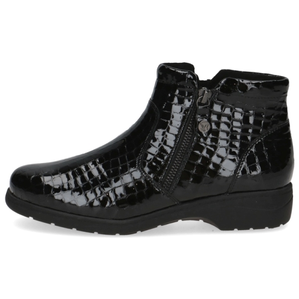 Botki damskie Caprice 9-25460-45 014 BLACK CROCO