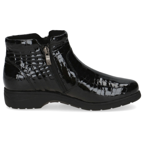 Botki damskie Caprice 9-25460-45 014 BLACK CROCO