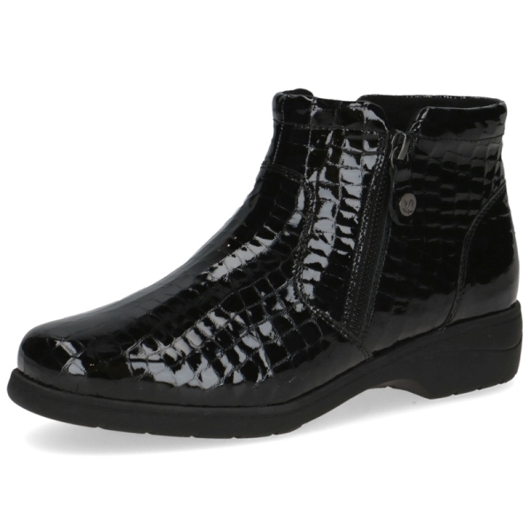 Botki damskie Caprice 9-25460-45 014 BLACK CROCO