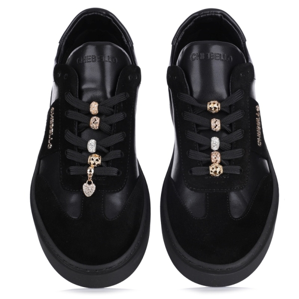 Sneakersy damskie CheBello 4812___-034-002-PSK-S67 czarny