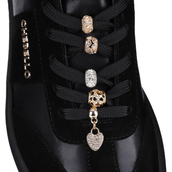 Sneakersy damskie CheBello 4812___-034-002-PSK-S67 czarny