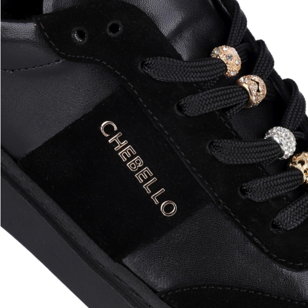 Sneakersy damskie CheBello 4812___-034-002-PSK-S67 czarny