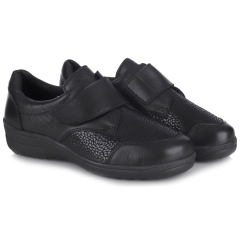 Półbuty damskie Comfortabel 940382-01 SCHWARZ