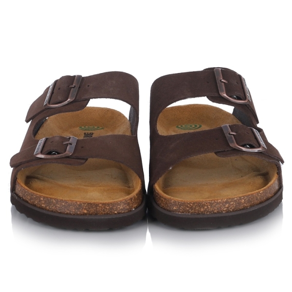 Klapki męskie Dr Brinkmann 600143-02 BRAUN