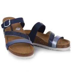 Klapki damskie Dr Brinkmann 700753-51 MITTELBLAU