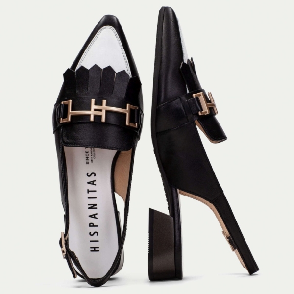 Sandały damskie Hispanitas CHV253817 SOHO-V25 BLACK/WHITE