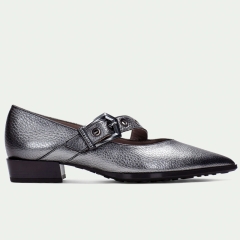 Baleriny damskie z paskiem Hispanitas HI254196 BOLMET-I25 PLOMO