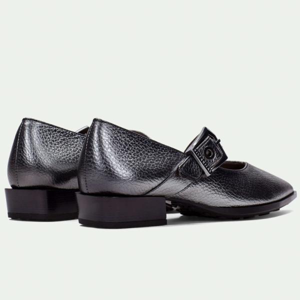 Baleriny damskie z paskiem Hispanitas HI254196 BOLMET-I25 PLOMO