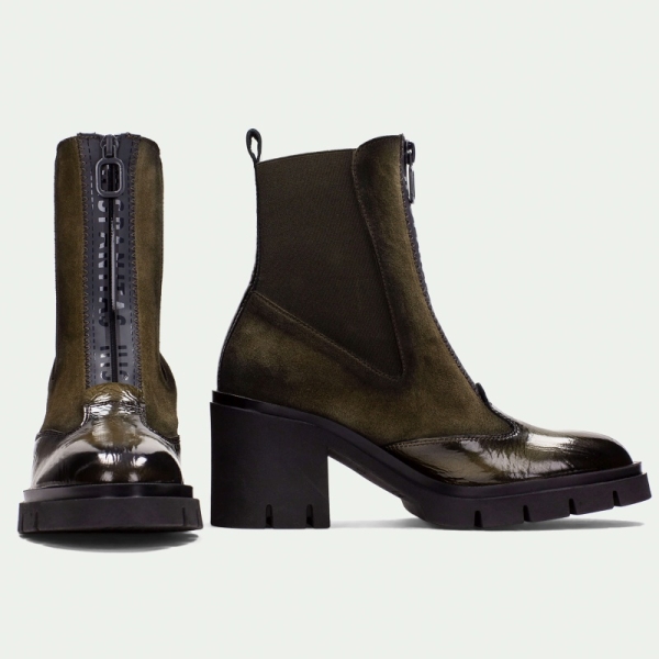 Botki damskie Hispanitas HI254280 ROCK-I25 ARMY